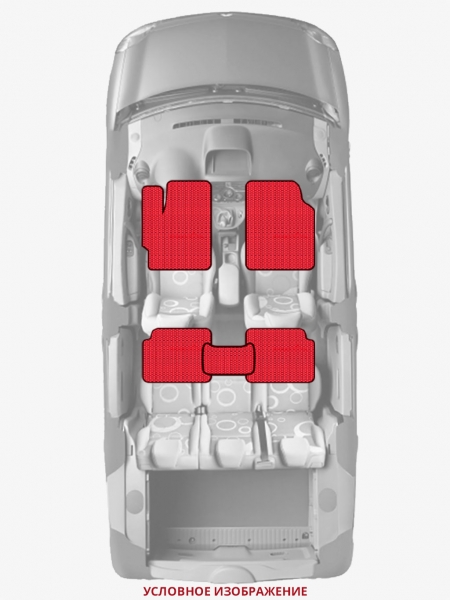 ЭВА коврики «Queen Lux» стандарт для Audi A8 (D2)