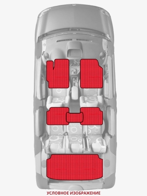 ЭВА коврики «Queen Lux» комплект для Ford Falcon (Australia) 5G